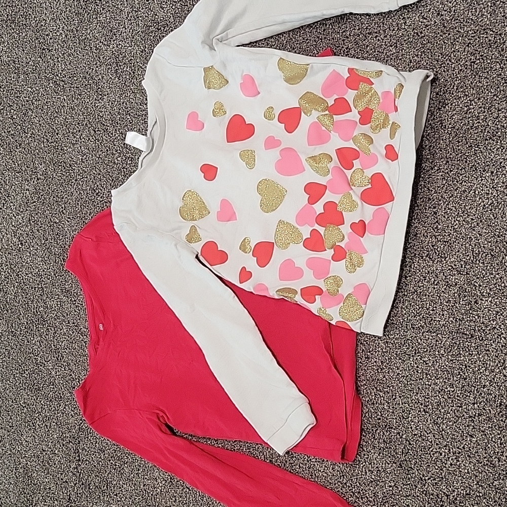 2pk girls long sleeves